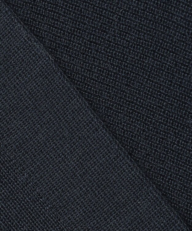 23区 ウールブレンド マルチウェイ ストールケープ ネイビー系