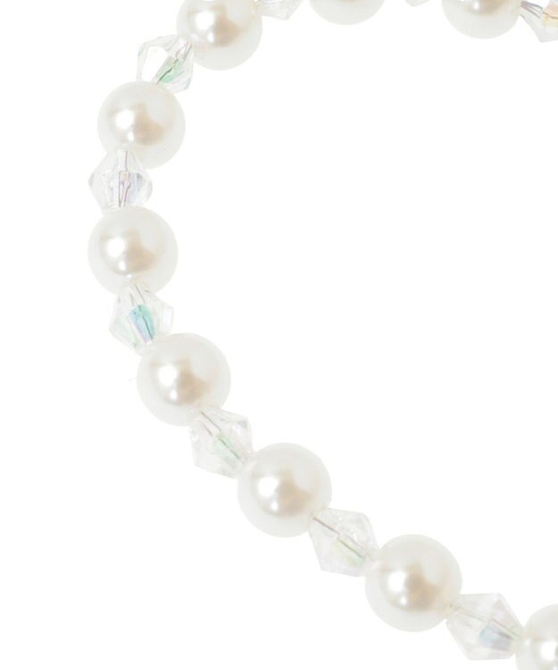 Maison de FLEUR リボンレオパードパールストラップ Light Pink