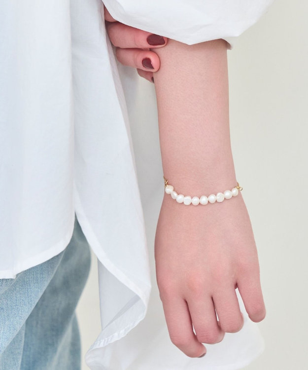 Phoebe フレッシュウォーターパールブレスレット　ゴールド/淡水パール ゴールド