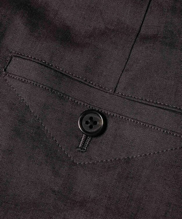 Paul Smith レーヨンリネン コクーンシルエット タックパンツ ダークブラウン