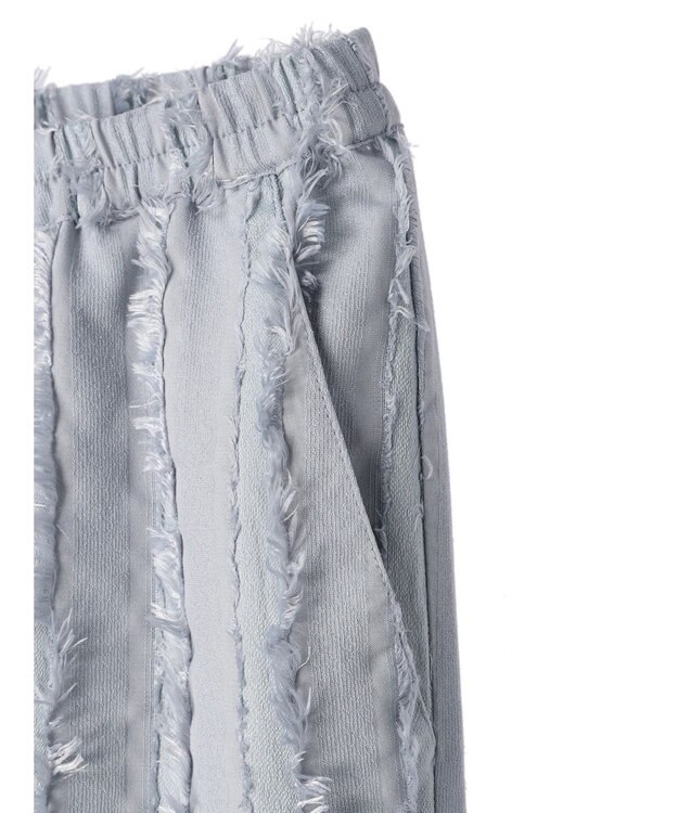 Green Parks ・ＳＵＧＡＲ　ＳＰＯＯＮ　フリンジジャカードパンツ Light Gray