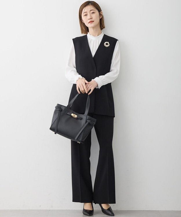 23区 ベルテッド トートバッグ ブラック系