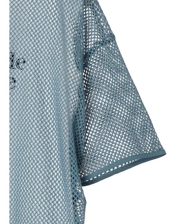 Green Parks ＳＥＴ２点　メッシュ＋ノースリーブロゴプルオーバー Blue