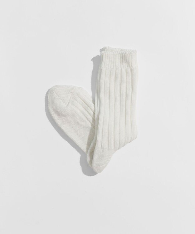 LENO NEW SOCKS [UNISEX] IVORY WHITE