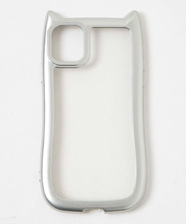 WEGO 猫耳フレームiphoneケース（シルバー） 柄1
