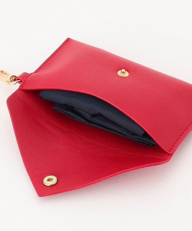 J.PRESS LADIES 【セットアイテム】 エコバッグ付き スマホ ポシェット レッド系