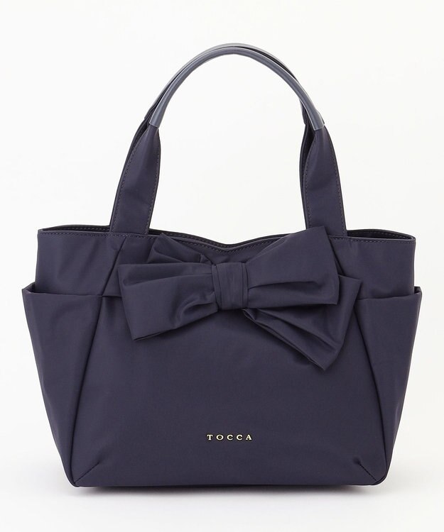 TOCCA 【大人百花掲載】KNOT IN HEART NYLONTOTE M トートバッグ M ネイビー系