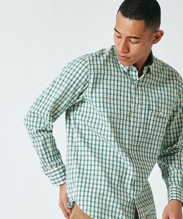ダブルチューブ オーガニックコットンマルチチェックシャツ / J.PRESS MEN | ファッション通販 【公式通販】オンワード・クローゼット