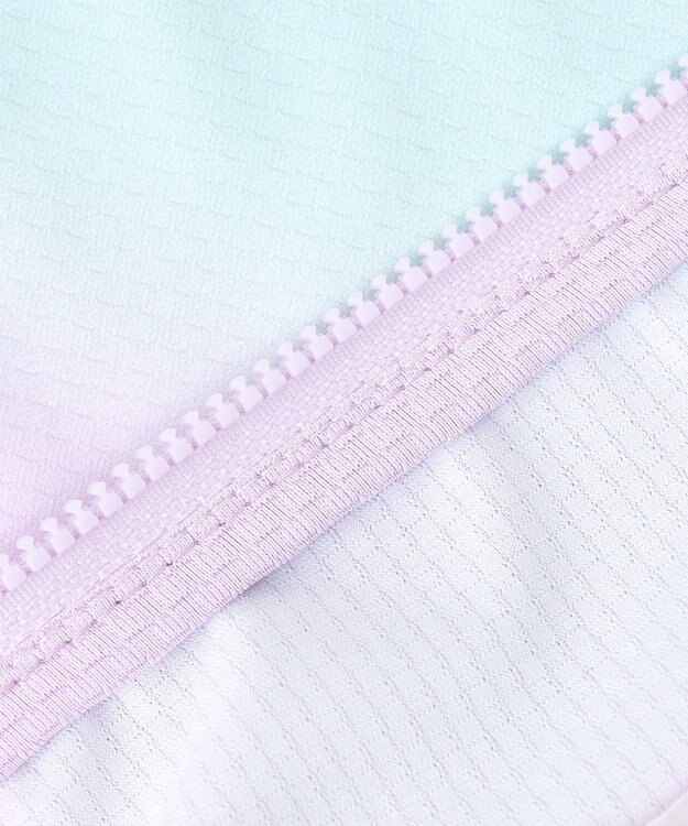 ANY KIDS サラサラ UVカット パーカー レインボー