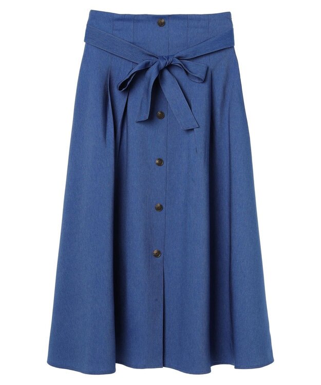 earth music&ecology デニムライクスカート Blue