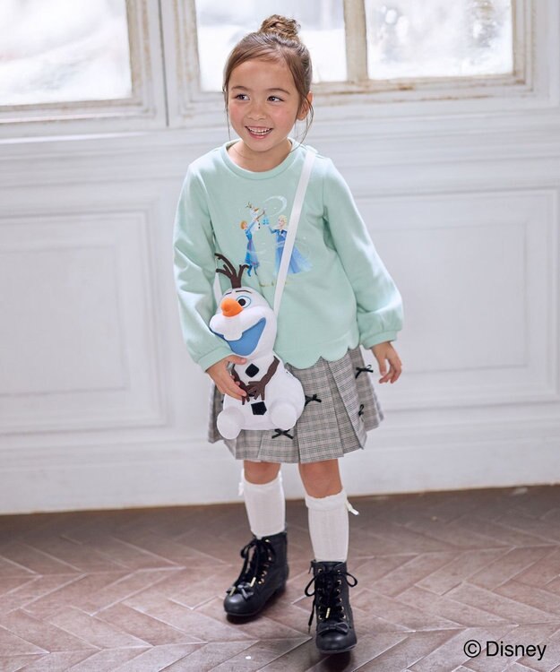 ANY KIDS 【ディズニー/FROZEN】裏シャギー トレーナー ミント