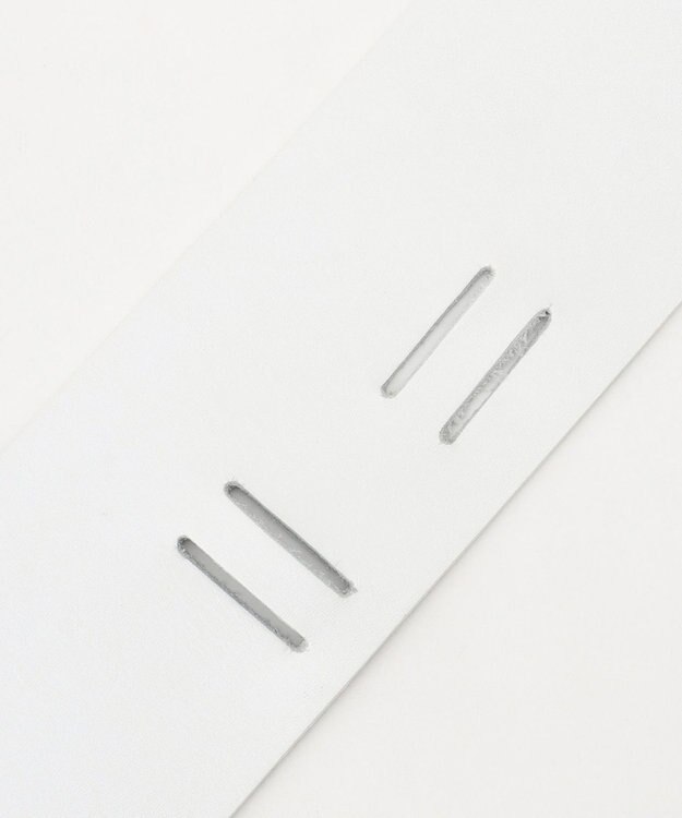 23区 【R(アール)】レザーベルト オフホワイト系