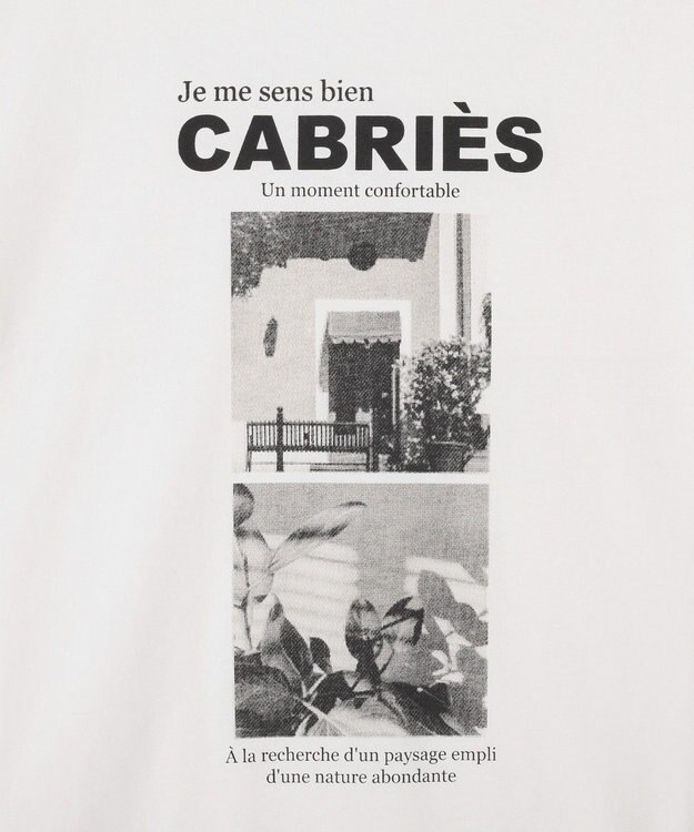 Green Parks アソート柄フォトＴシャツ Off White