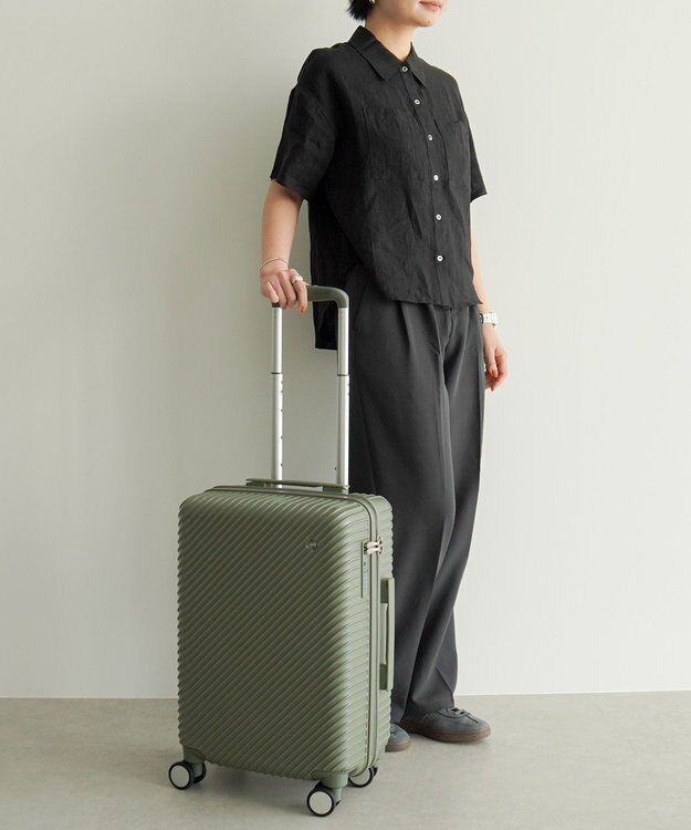 ACE BAGS & LUGGAGE 【雑誌掲載】 W&.Day Night HaNT コラボ スーツケース 機内持ち込み 30L 05101 ダブルアンドデイナイト ハント モスグリーン