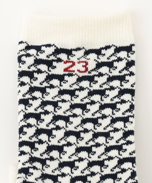 23区GOLF 【MEN】ハンタードッグ柄ソックス ホワイト系5