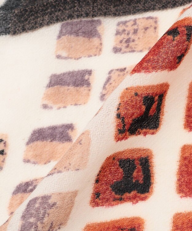 JOSEPH ABBOUD エスニックパターン ブラウン系6