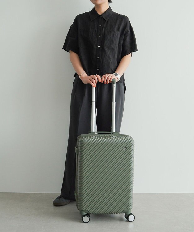 ACE BAGS & LUGGAGE 【雑誌掲載】 W&.Day Night HaNT コラボ スーツケース 機内持ち込み 30L 05101 ダブルアンドデイナイト ハント モスグリーン