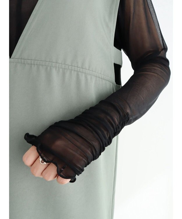 Green Parks ・ＥＬＥＮＣＡＲＥ　ＤＵＥ　ＳＥＴ２点インナー×ジャンスカ Light Khaki