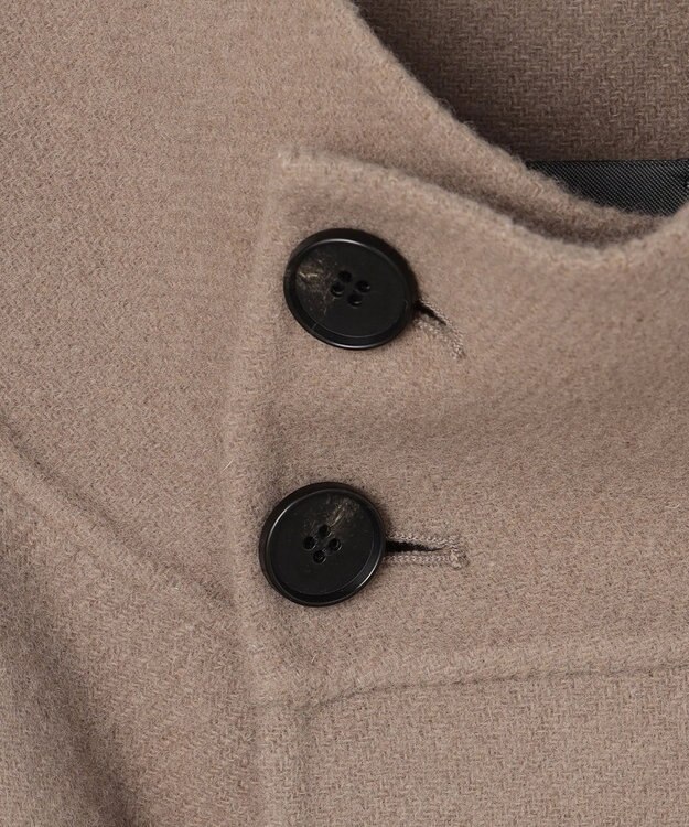 uncrave メルトンリバー ミドルダッフルコート トープ