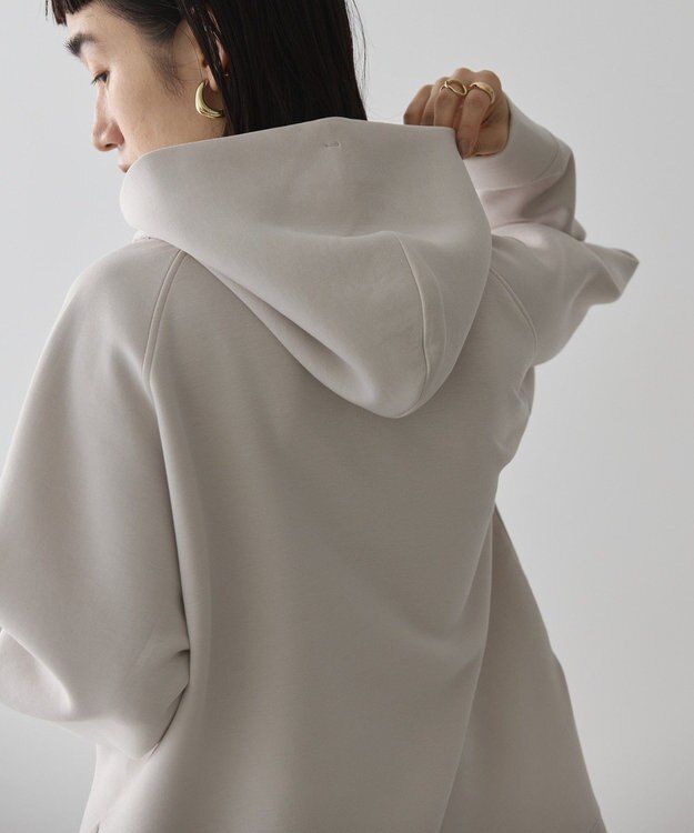 AMERICAN HOLIC サイドスリットポンチパーカー Gray Beige