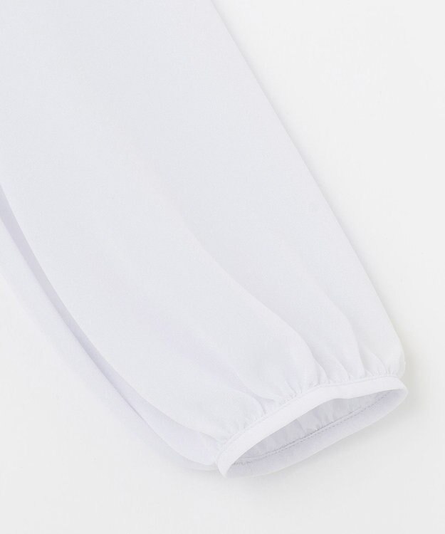 自由区 【新色追加・洗える】ロイヤルシフォン プルオーバーブラウス スカイブルー系