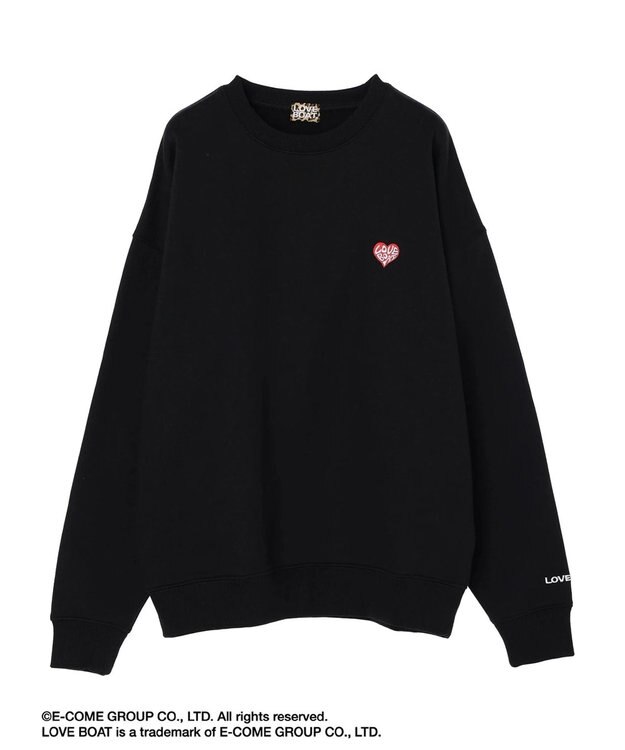 Green Parks ■別注　ＬＯＶＥ　ＢＯＡＴ　スウェットプルオーバー Black