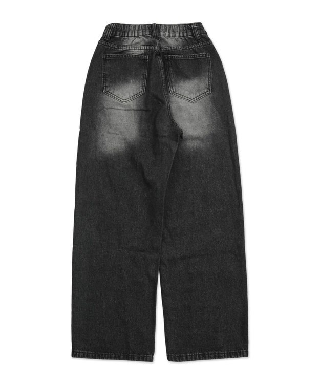 WEGO ウォッシュストリングデニム ブラック