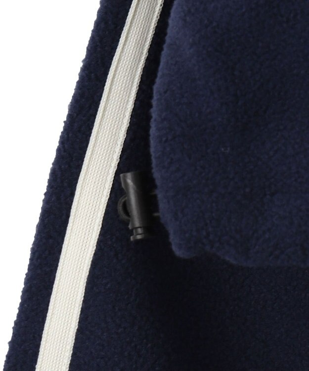 WEGO ハーフジップフリースショートプルオーバー ネイビー