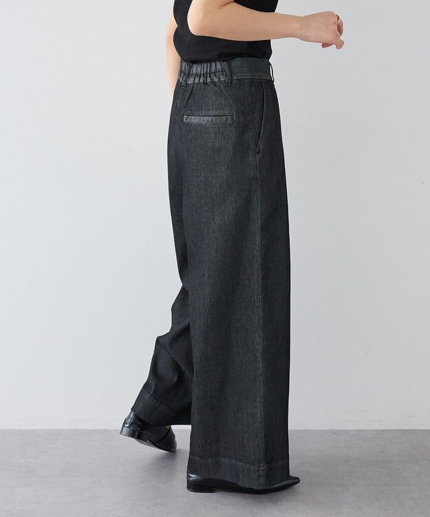 CRAFT STANDARD BOUTIQUE 3タックデニムパンツ Black
