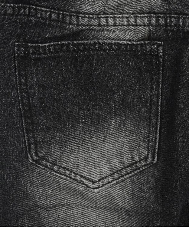 WEGO ウォッシュストリングデニム ブラック