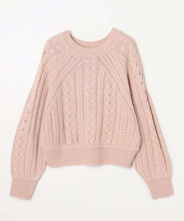 ANY ソフトタッチケーブル２ＷＡＹニット ピンク