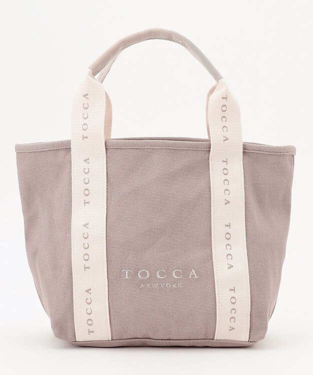 TOCCA 【WEB＆一部店舗限定】DANCING TOCCA CANVASTOTE S キャンバストートバッグ S グレージュ×アイボリー系