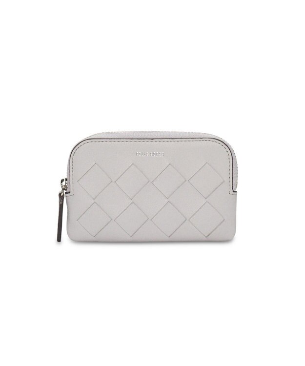 PELLE BORSA ラウンドファスナーキーポーチ Chrono Weave クロノウィーブ 5847 アイスグレー