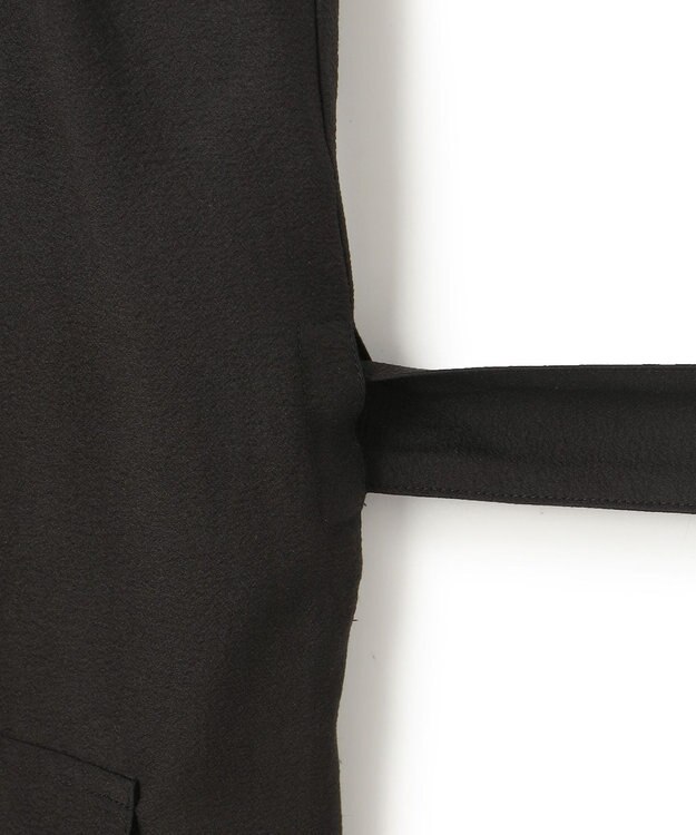 BEIGE， 【洗える】AMARYLLIS / ウエストベルトシアーサファリジャケット Black