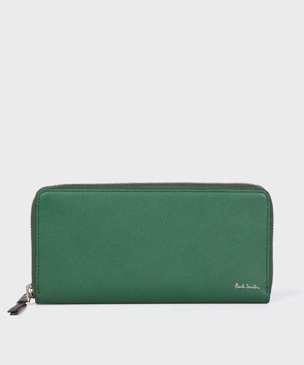 Paul Smith ブライトストライププラー 長財布 グリーン