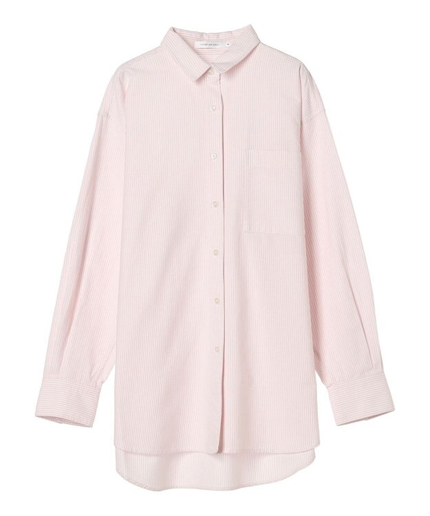 AMERICAN HOLIC Ｄａｉｌｙ！　ＵＶカットオックスシャツ Stripe Pink