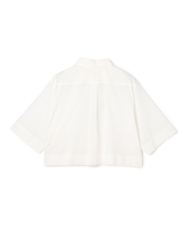 BEIGE， BAC / コットンシアー ショートレングスシャツ Off