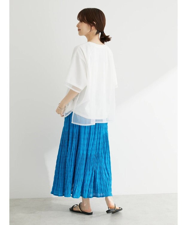 Green Parks ＳＥＴ２点　チュール＋ロゴＴｅｅ Off White