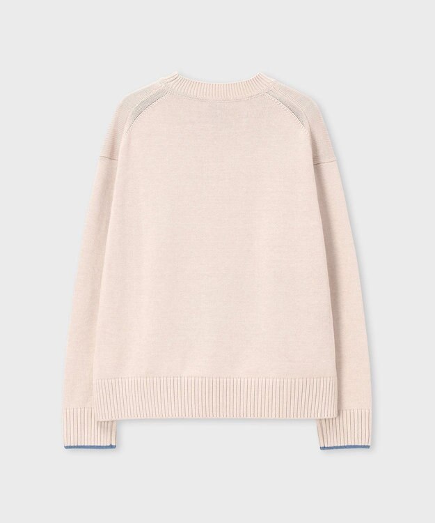 Paul Smith Damask Rose インターシャ ニット エクリュ