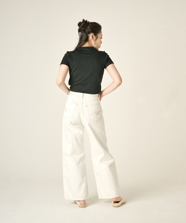 Ripo trenta anni 【ブランド定番】BUGGY LINE DENIM デニムパンツ WHITE
