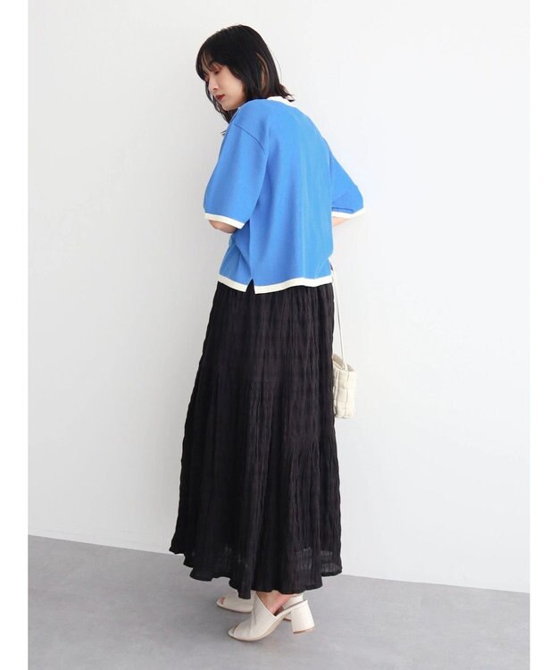 Green Parks 洗えるニットＴシャツ Off White