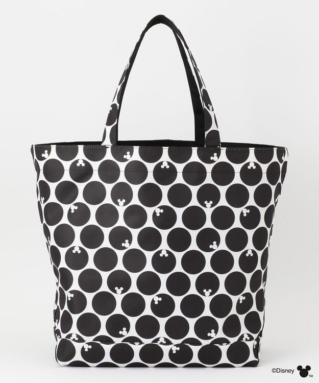 Y'SACCS 【Disney Collection】シルエットプリントトートバッグ　Lサイズ ブラック