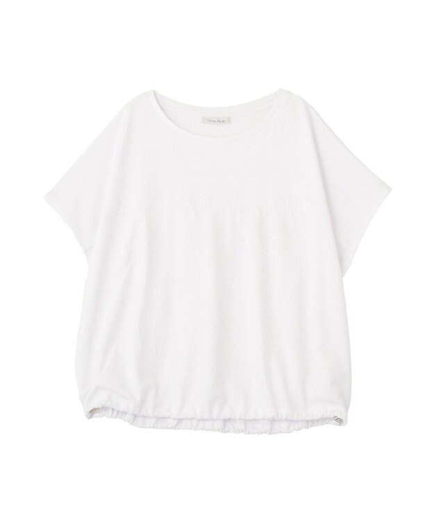 Green Parks 超冷感ドロストフレンチプルオーバー Off White