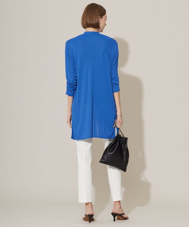 ICB 【WEB限定カラーあり・接触冷感・UVカット】PINION ロングカーディガン ラピスラズリ系