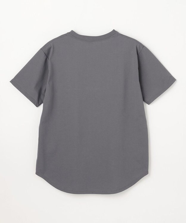 ANY アソートロゴラウンドヘムTシャツ ステッチロゴ