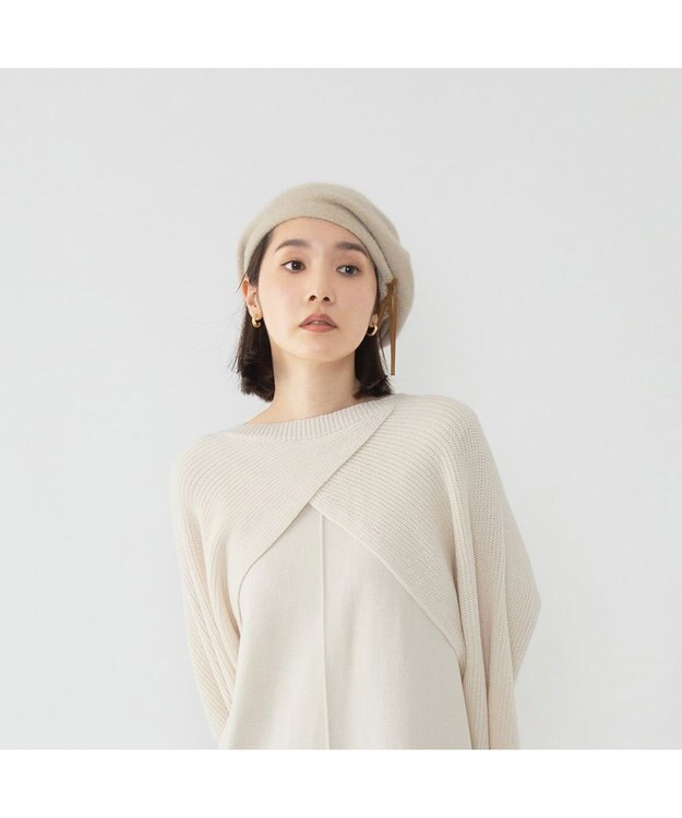 林八百吉商店 Jin no beat shi te cassie  シャギーベレーワッチ ベージュ