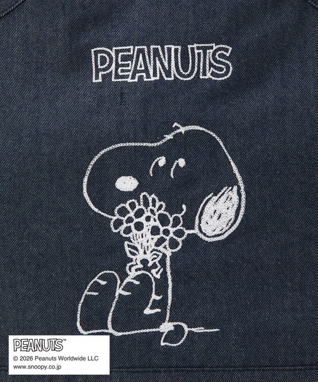 russet 《PEANUTS×russet》リバーシブルビッグトートバッグ(CE-1756) Indigo