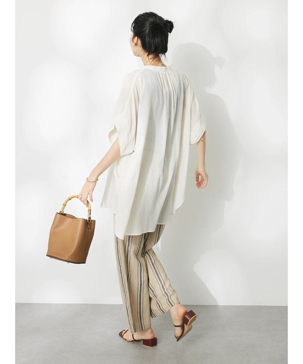 CRAFT STANDARD BOUTIQUE ヴィンテージボイルミルフィーユチュニック Off White