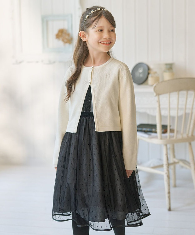 110-140㎝】ノワールドット ドレス / 組曲 KIDS | ファッション通販 110-140㎝】ノワールドット ドレス / 組曲 KIDS | ファッション通販