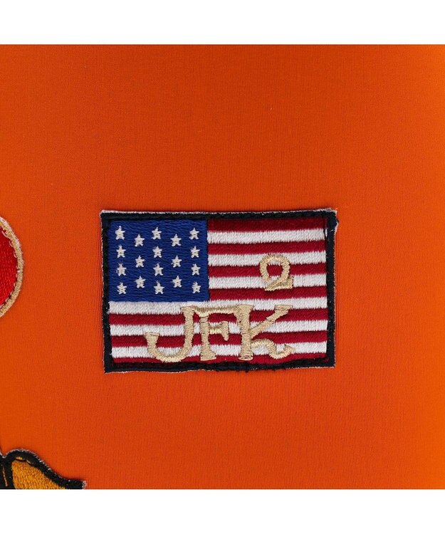 A.D.M.J. 【魔法の様に軽い】マジックライト/フラッグワッペンバニティバッグS マンゴー